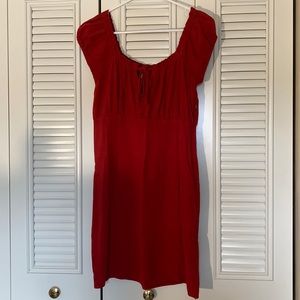 Size Medium red Aeropostale peasant style dress